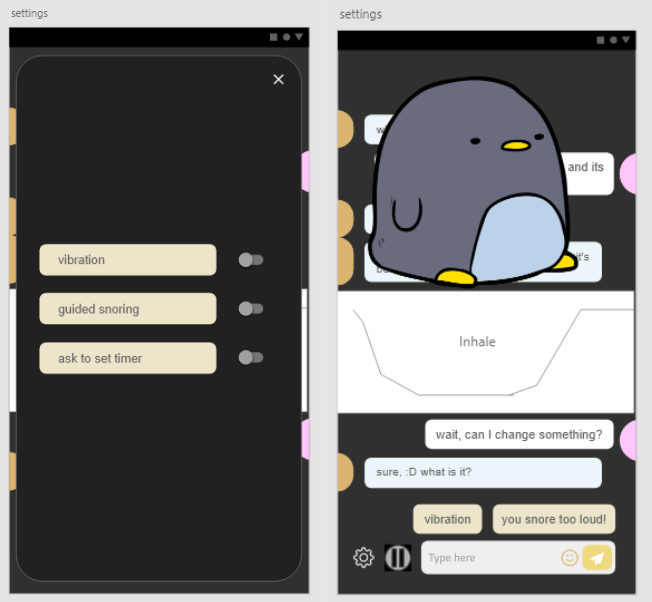 Layouts A (left) and B (right)